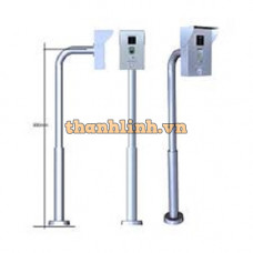 Trụ gắn thiết bị kiểm soát ngoài trời Stainless Steel Pole with MA300 Zkteco PAC100