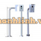 Trụ gắn thiết bị kiểm soát ngoài trời Stainless Steel Pole with MA300 Zkteco PAC100