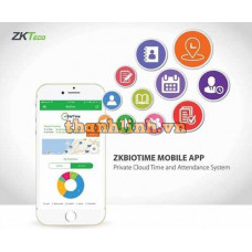 Phần mềm chấm công 20 thiết bị ZKTeco ZKBioTime Mobile App